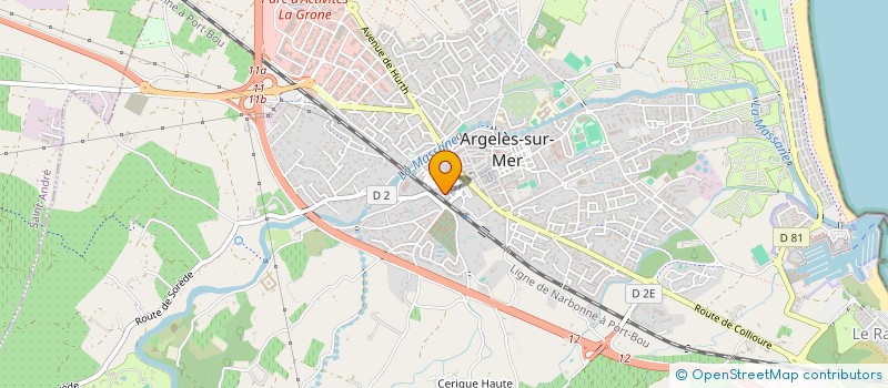 localisation de l'entreprise SAS LA TRENCADIS à ARGELES-SUR-MER