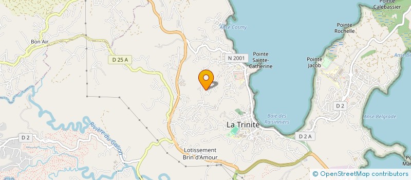 localisation de l'entreprise SAS LA VALLEE D'EDEN à LA TRINITE
