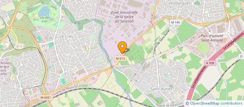 localisation de l'entreprise SAS LA VENDOULIERE AMENAGEMENT à VENDARGUES
