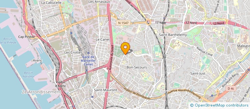 localisation de l'entreprise SAS LA VILLA  MARSEILLE