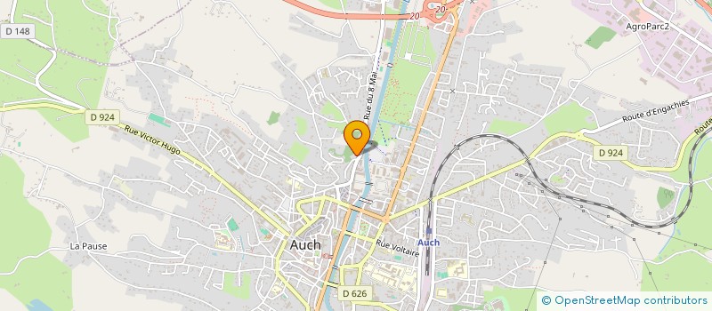 localisation de l'entreprise SAS LA VILLA à AUCH