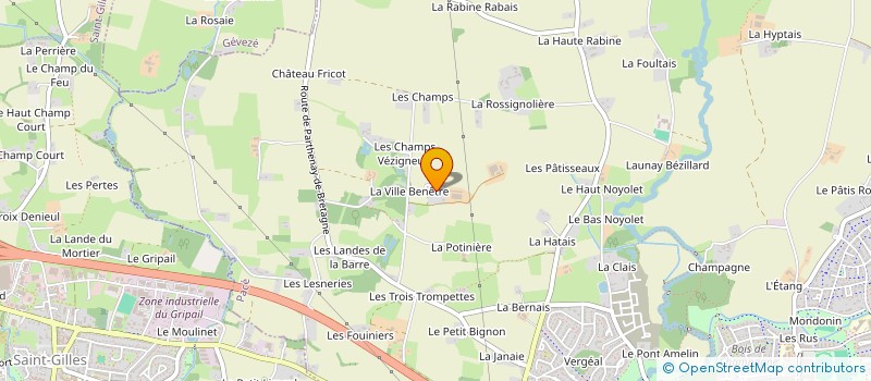 localisation de l'entreprise SAS LA VILLE BENETRE à PACE