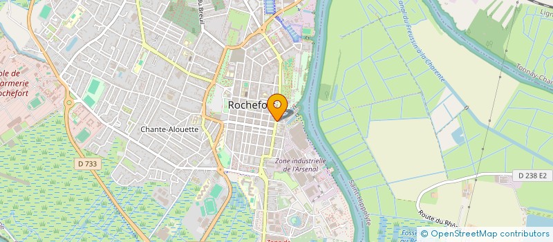 localisation de l'entreprise SAS LAAB  ROCHEFORT