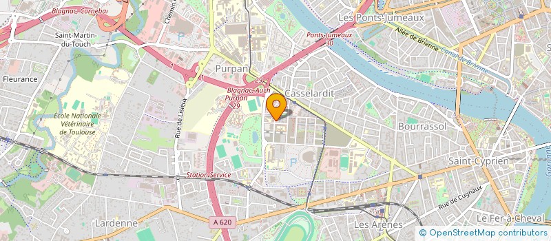 localisation de l'entreprise SAS LABEGE IOT à TOULOUSE