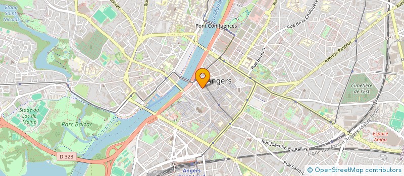 localisation de l'entreprise SAS LABORATOIRE PROQUIN à ANGERS