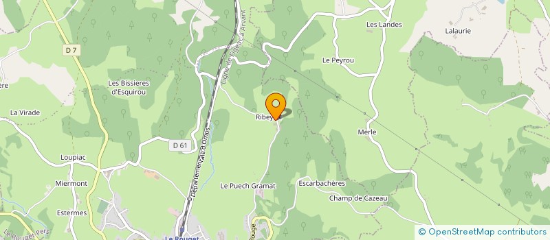 localisation de l'entreprise SAS LABOUYGUES à LE ROUGET-PERS