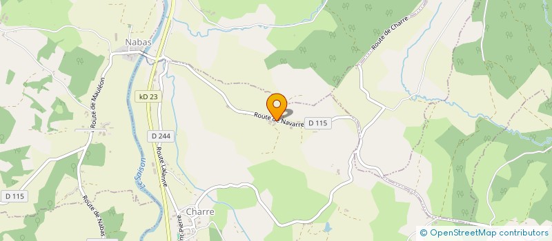 localisation de l'entreprise SAS LACAZE PV  CHARRE