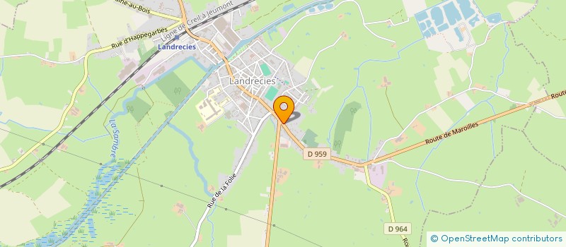 localisation de l'entreprise SAS LACROIX SAT  LANDRECIES