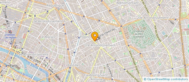 localisation de l'entreprise SAS LAETITIA PERRIN  PARIS