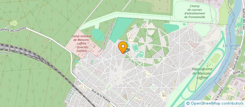 localisation de l'entreprise SAS LAFITTE 1  MAISONS-LAFFITTE