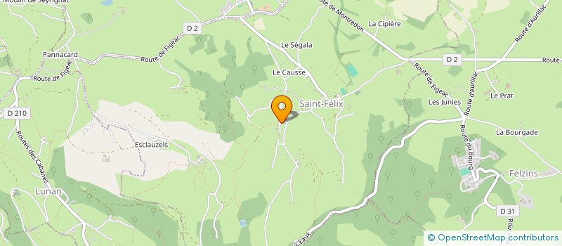 localisation de l'entreprise SAS LAGARRIGUE  SAINT-FELIX