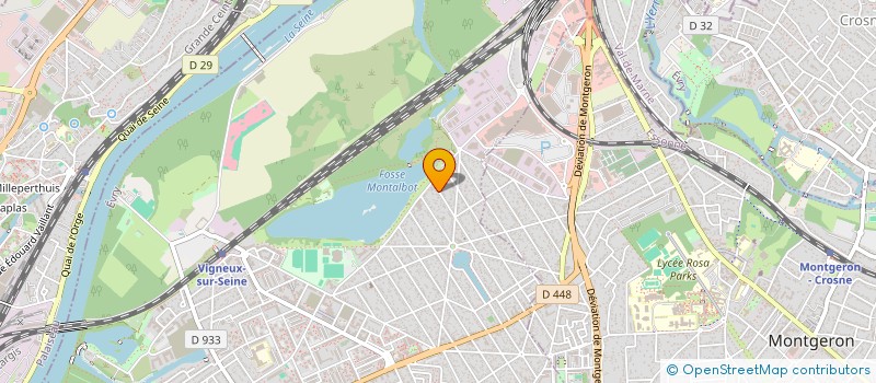 localisation de l'entreprise SAS LAGOS  VIGNEUX SUR SEINE