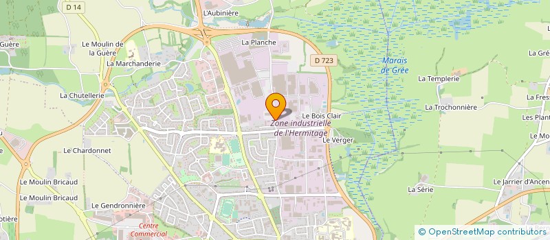 localisation de l'entreprise SAS LAITERIE DU VAL D'ANCENIS à ANCENIS-SAINT-GEREON