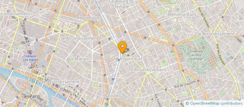 localisation de l'entreprise SAS LAJEUNESSE  PARIS