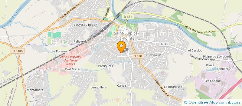 localisation de l'entreprise SAS LAMOISE CHRISTINE  SAINT-SULPICE-LA-POINTE