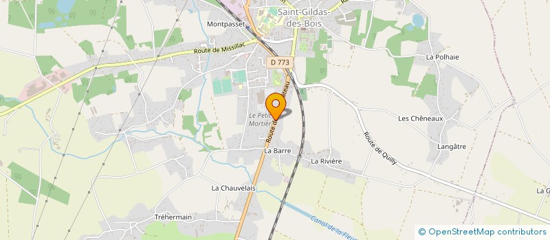 localisation de l'entreprise SAS LAMPRIDIS à SAINT-GILDAS-DES-BOIS