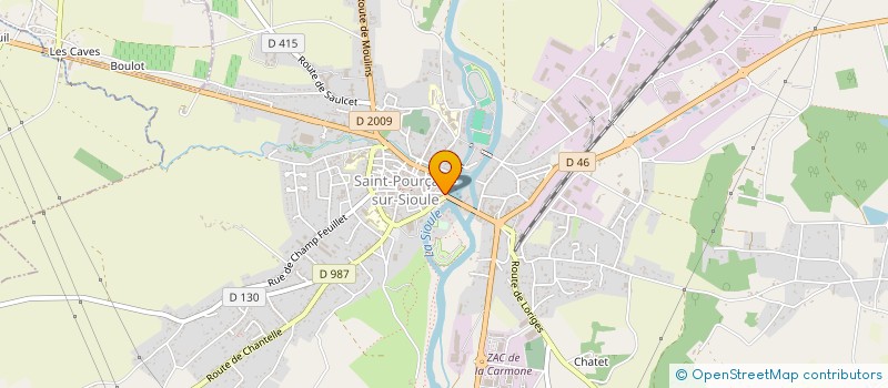 localisation de l'entreprise SAS LANDRIEAUX ENERGIES à SAINT-POURCAIN-SUR-SIOULE