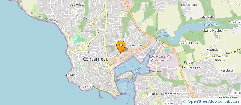 localisation de l'entreprise SAS LAOT  CONCARNEAU
