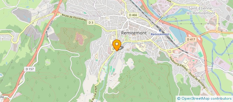 localisation de l'entreprise SAS LAPORTE à REMIREMONT