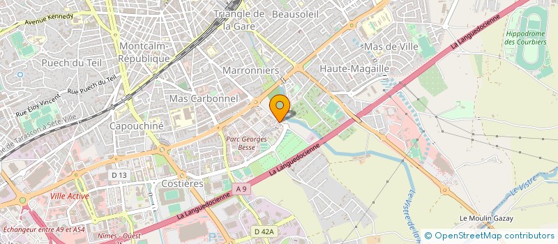 localisation de l'entreprise SAS LARAVOIRE  NIMES