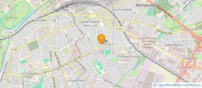 localisation de l'entreprise SAS LAROCHE - LEPAGE à CAEN