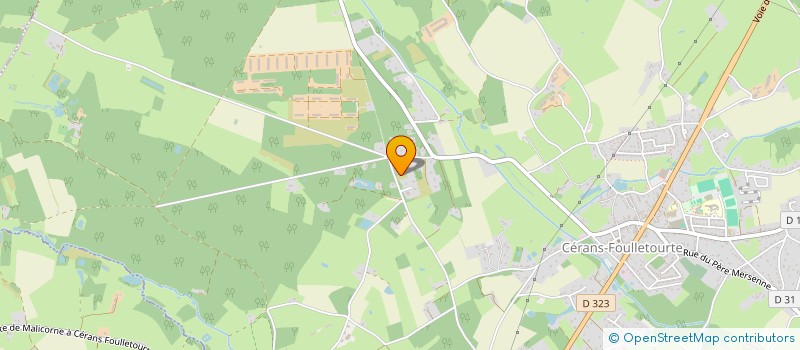 localisation de l'entreprise SAS LARTIGUE  CERANS-FOULLETOURTE