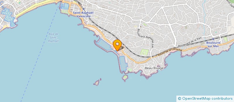 localisation de l'entreprise SAS LASTIC  SAINT-RAPHAEL