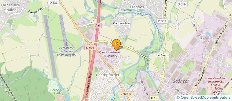 localisation de l'entreprise SAS LATOUR ET FILS à CHAMPFORGEUIL