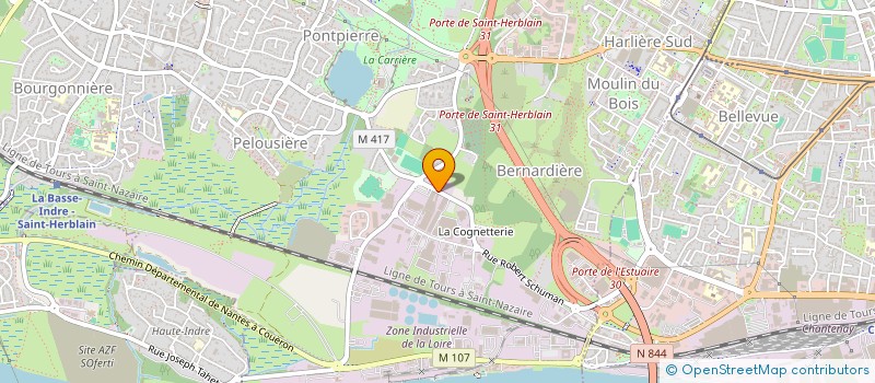 localisation de l'entreprise SAS LAUNAY LOIRE  SAINT-HERBLAIN