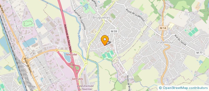 localisation de l'entreprise SAS LAURENT  BRUGUIERES