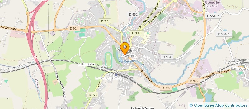 localisation de l'entreprise SAS LAUXAV  VILLEDIEU-LES-POELES-ROUFFIGNY