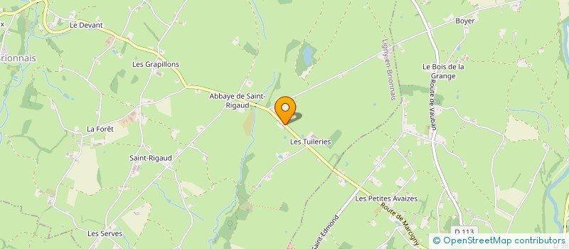 localisation de l'entreprise SAS LAVENIR J.L.  LIGNY-EN-BRIONNAIS