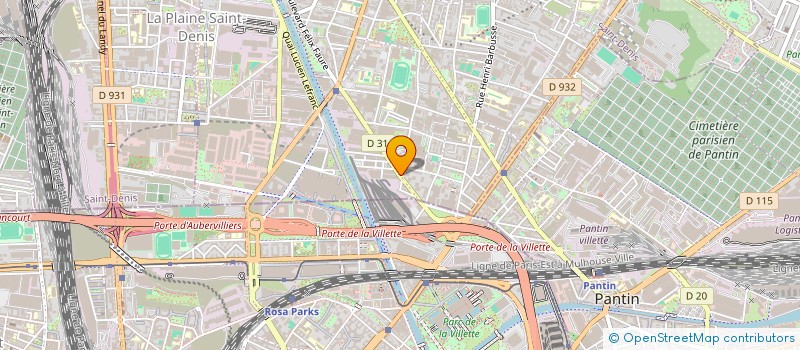 localisation de l'entreprise SAS LAVERIE AUTOMATIC à AUBERVILLIERS