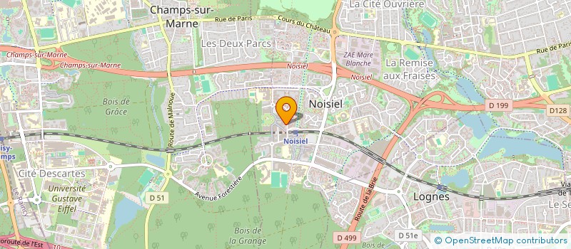 localisation de l'entreprise SAS LAVERIE DE NOISIEL  NOISIEL