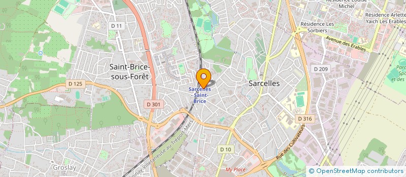 localisation de l'entreprise SAS LAVERIE DE SAINT BRICE  SAINT-BRICE-SOUS-FORET