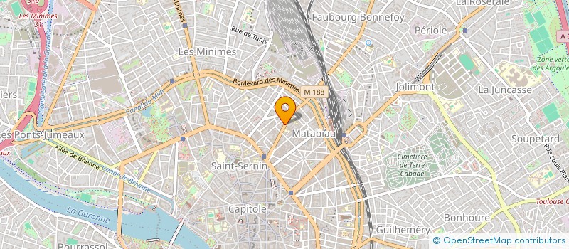 localisation de l'entreprise SAS LAVERIE MATABIAU à TOULOUSE