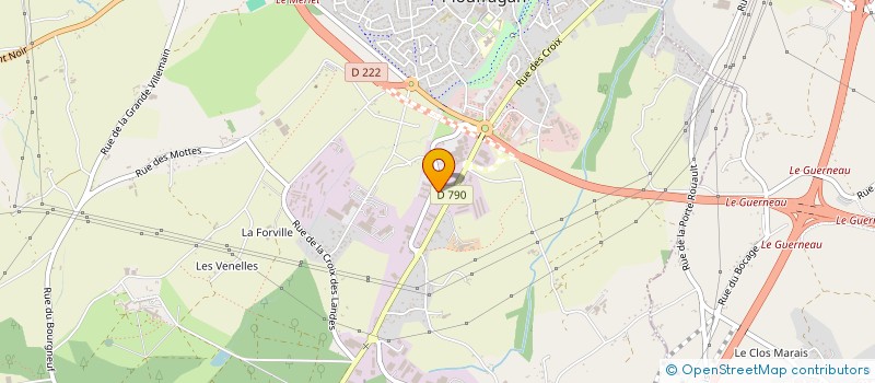 localisation de l'entreprise SAS LBH  PLOUFRAGAN