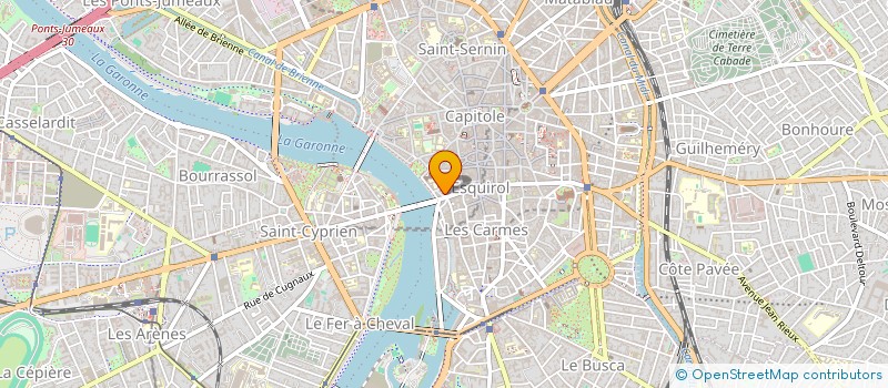 localisation de l'entreprise SAS LCA  TOULOUSE