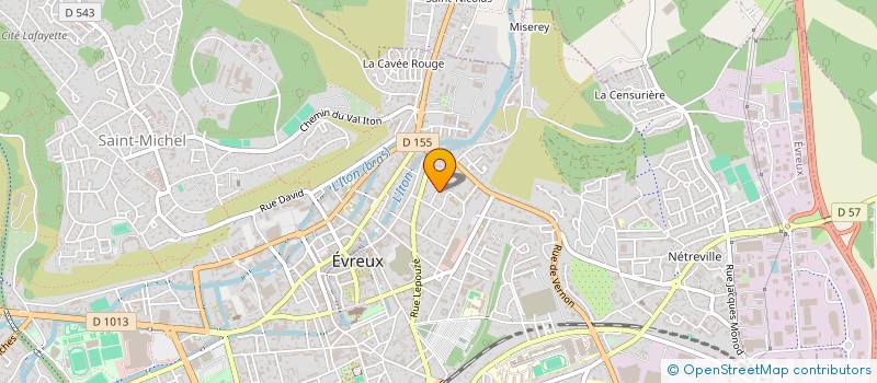 localisation de l'entreprise SAS LCE à EVREUX