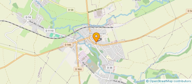 localisation de l'entreprise SAS LCV TRANSPORT  MONTCORNET