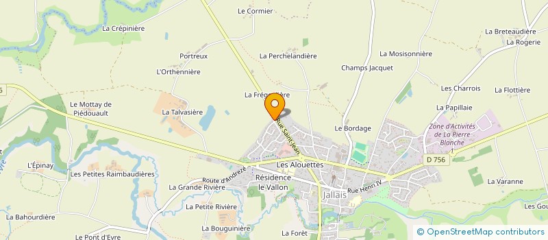 localisation de l'entreprise SAS LD PIMMO  BEAUPREAU-EN-MAUGES