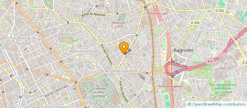 localisation de l'entreprise SAS LE BISTROT DE L'INKA  PARIS