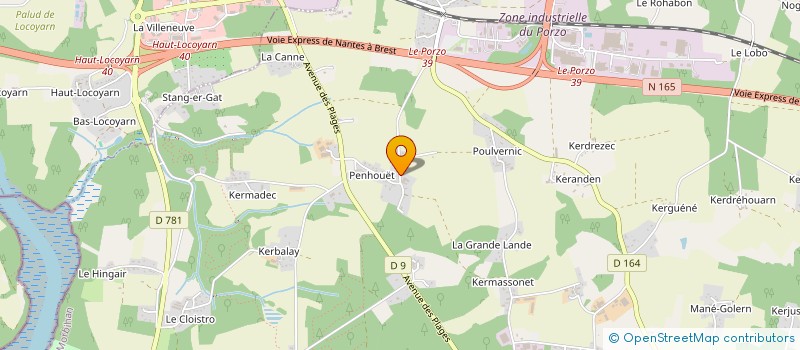 localisation de l'entreprise SAS LE BOCHIC  KERVIGNAC