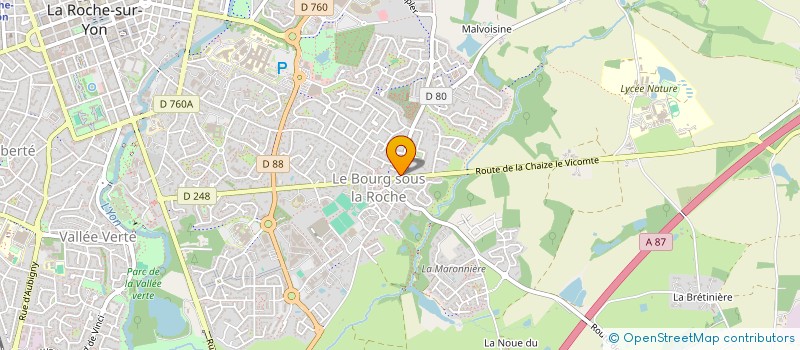 localisation de l'entreprise SAS LE BOURGADIN à LA ROCHE-SUR-YON