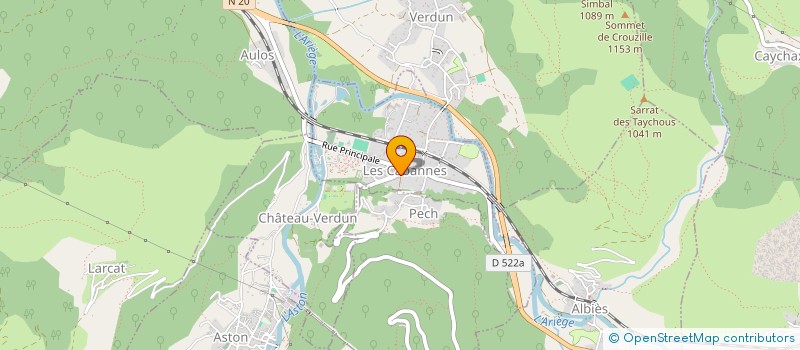 localisation de l'entreprise SAS LE CABANNA à LES CABANNES