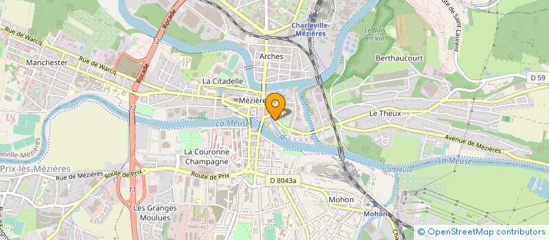 localisation de l'entreprise SAS LE CANAL DE MAZARIN à CHARLEVILLE-MEZIERES