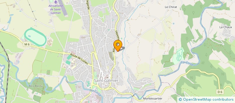 localisation de l'entreprise SAS LE CHOSSY  SAINT-GALMIER