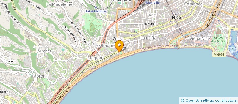 localisation de l'entreprise SAS LE CITRON à NICE