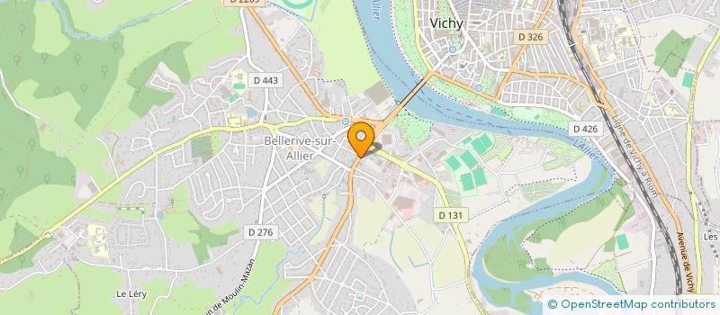 localisation de l'entreprise SAS LE COLIBRI DES THERMES à BELLERIVE-SUR-ALLIER