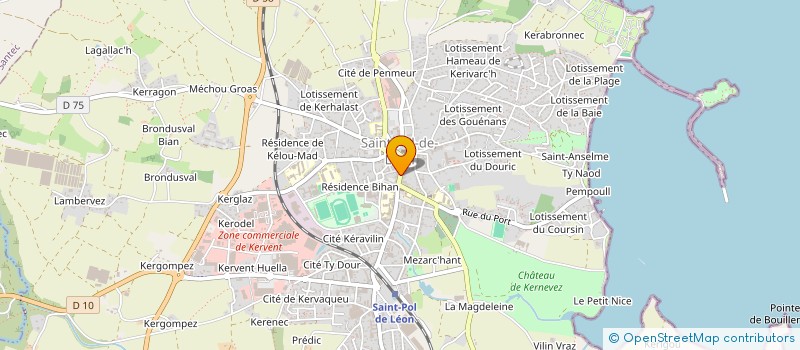 localisation de l'entreprise SAS LE DIVENACH LAURE à SAINT-POL-DE-LEON